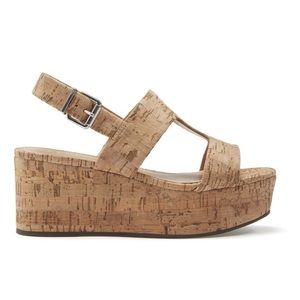 Schultz cork platform sandal